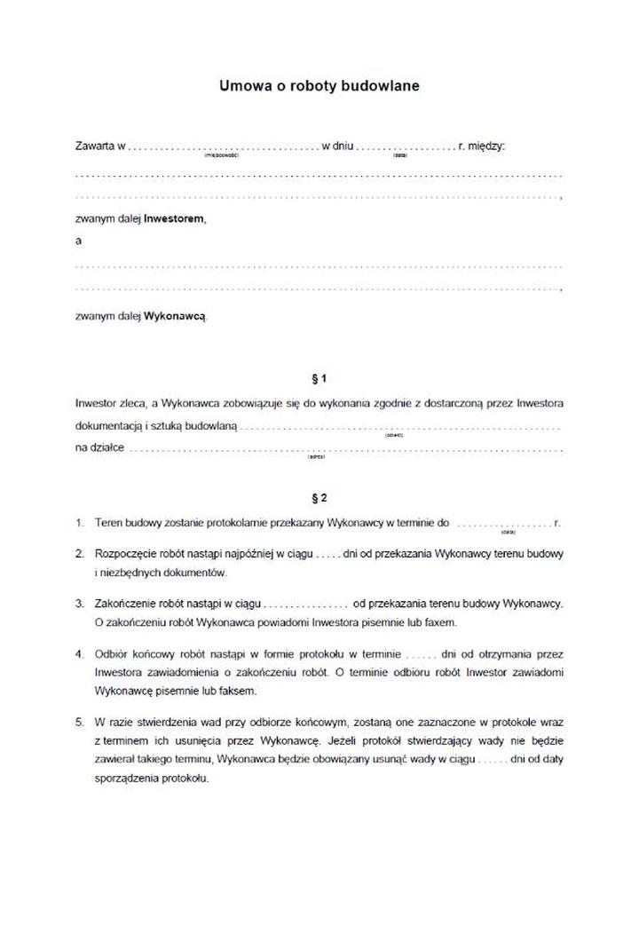 Pułapki w umowie remontowej