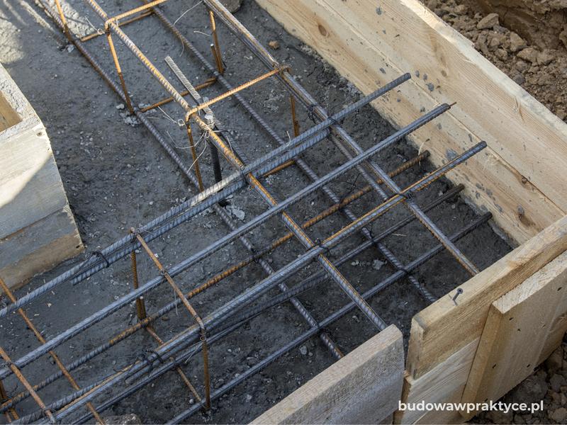 Zasady zbrojenia ściany fundamentowej