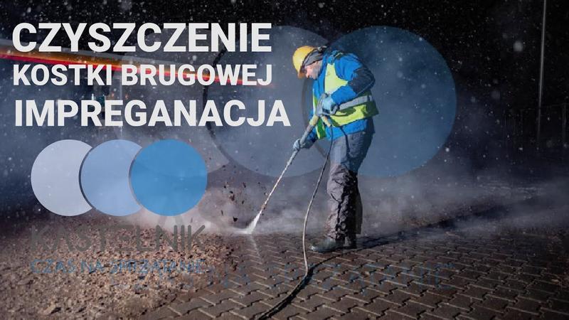 Czyszczenie kostki brukowej